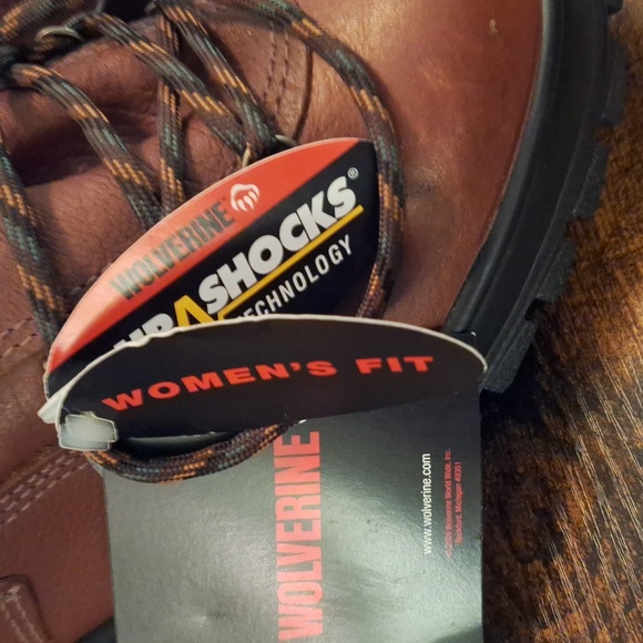 Wolverine dura shock boots womens sz 9 - Picture 3 of 5